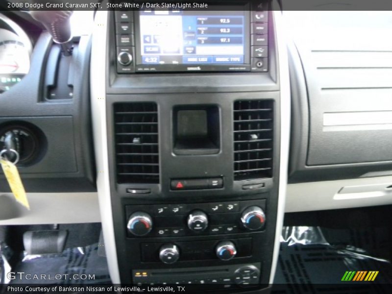 Stone White / Dark Slate/Light Shale 2008 Dodge Grand Caravan SXT