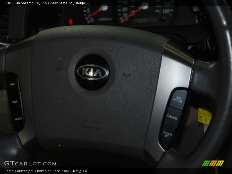 Ivy Green Metallic / Beige 2003 Kia Sorento EX