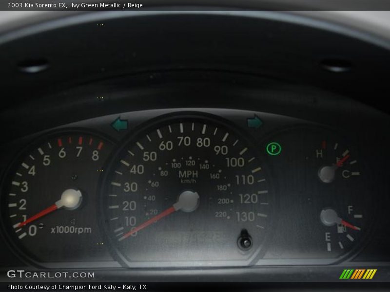 Ivy Green Metallic / Beige 2003 Kia Sorento EX