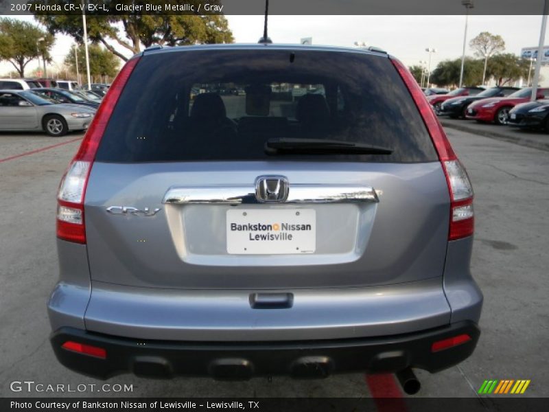Glacier Blue Metallic / Gray 2007 Honda CR-V EX-L