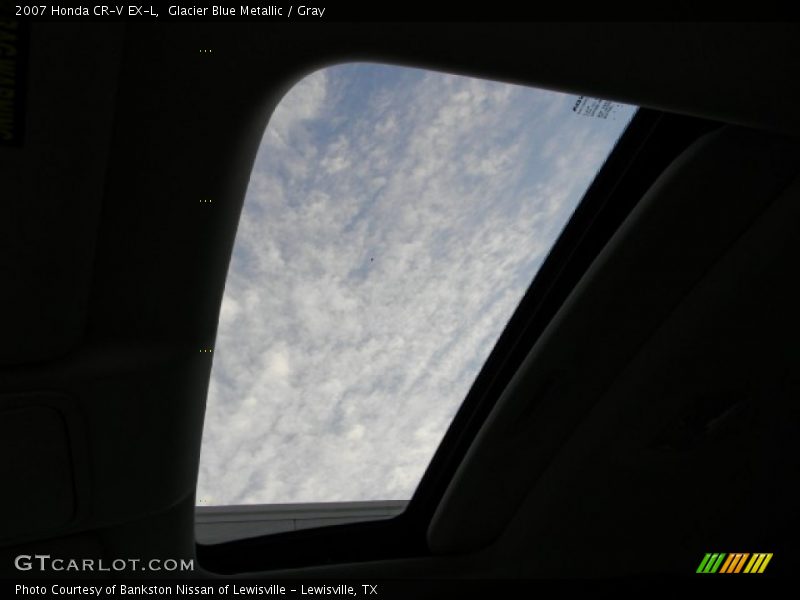 Glacier Blue Metallic / Gray 2007 Honda CR-V EX-L