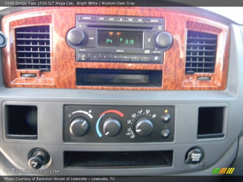 Bright White / Medium Slate Gray 2006 Dodge Ram 1500 SLT Mega Cab