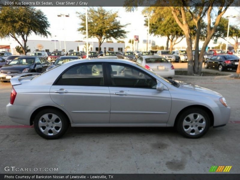 Clear Silver / Gray 2006 Kia Spectra EX Sedan