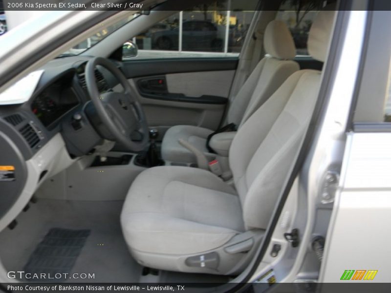 Clear Silver / Gray 2006 Kia Spectra EX Sedan