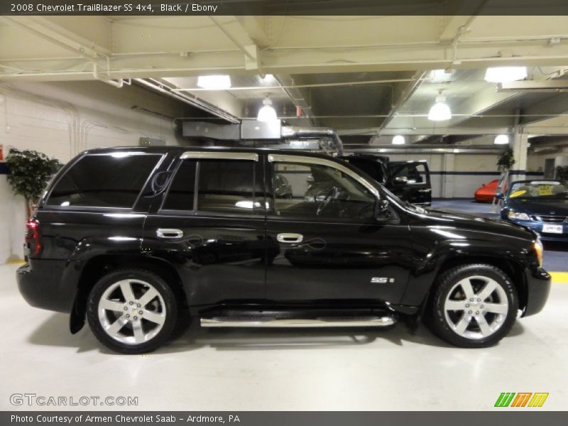 Black / Ebony 2008 Chevrolet TrailBlazer SS 4x4