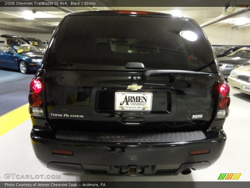 Black / Ebony 2008 Chevrolet TrailBlazer SS 4x4