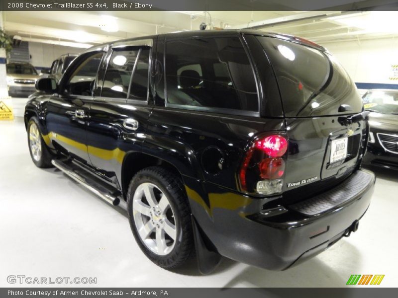 Black / Ebony 2008 Chevrolet TrailBlazer SS 4x4
