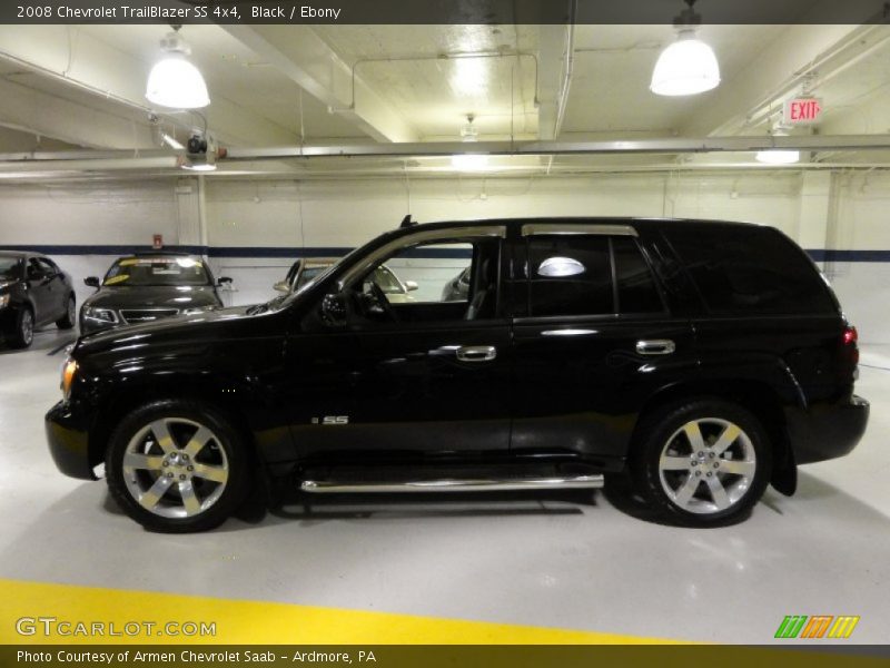 Black / Ebony 2008 Chevrolet TrailBlazer SS 4x4