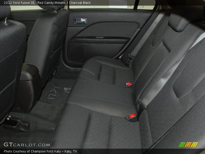 Red Candy Metallic / Charcoal Black 2012 Ford Fusion SE