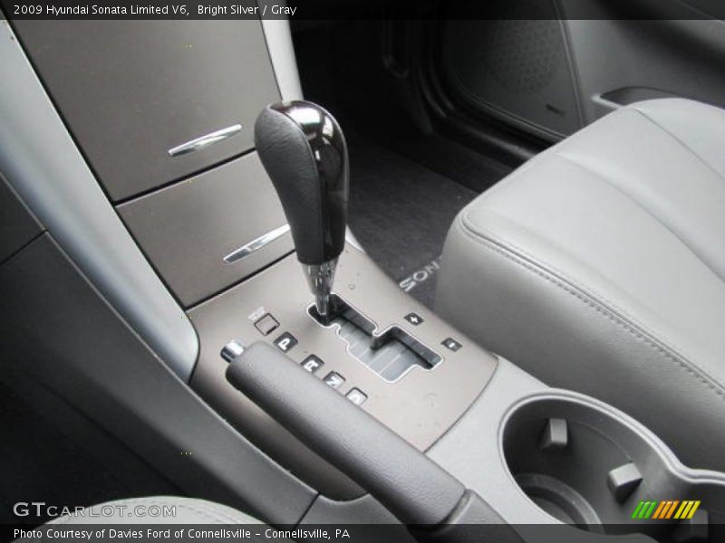 Bright Silver / Gray 2009 Hyundai Sonata Limited V6