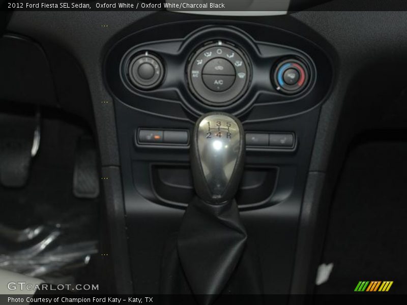 Controls of 2012 Fiesta SEL Sedan