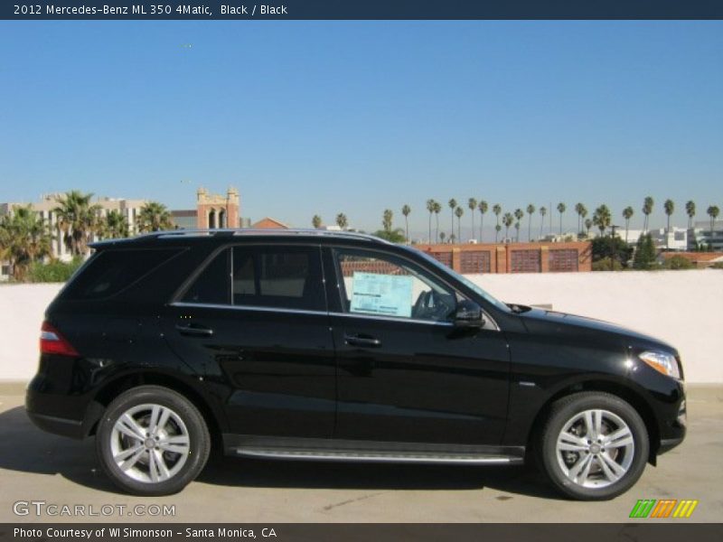 Black / Black 2012 Mercedes-Benz ML 350 4Matic