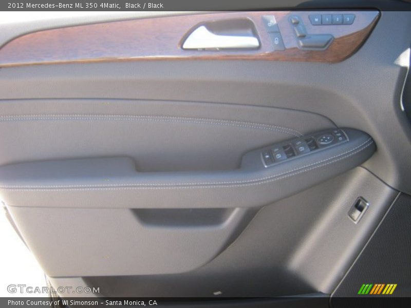 Black / Black 2012 Mercedes-Benz ML 350 4Matic