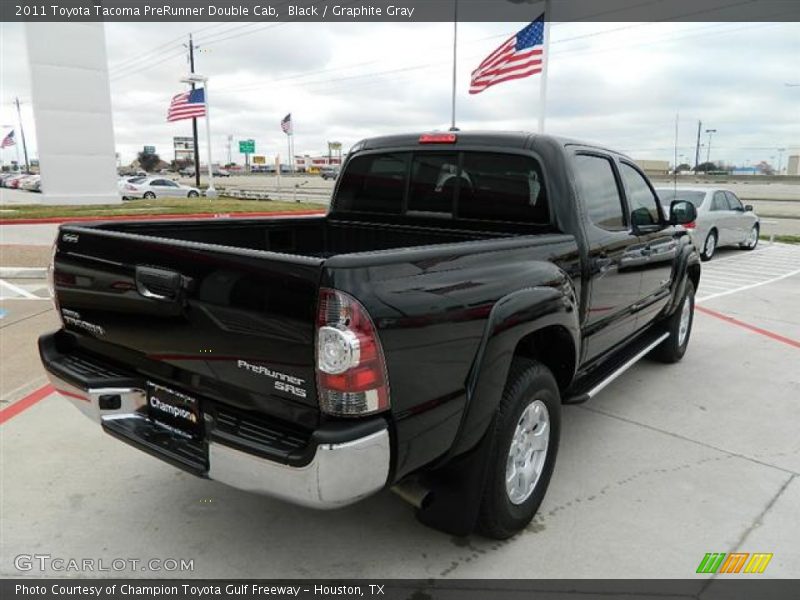 Black / Graphite Gray 2011 Toyota Tacoma PreRunner Double Cab