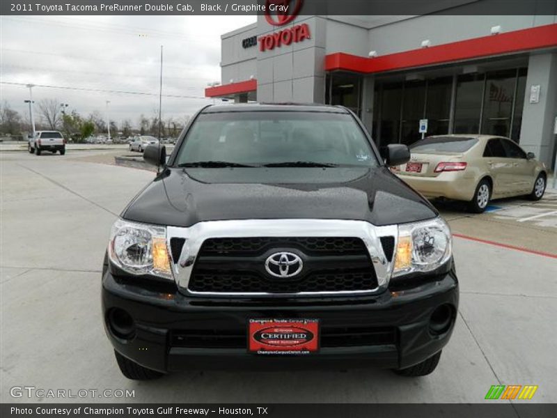 Black / Graphite Gray 2011 Toyota Tacoma PreRunner Double Cab