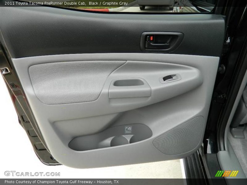 Black / Graphite Gray 2011 Toyota Tacoma PreRunner Double Cab