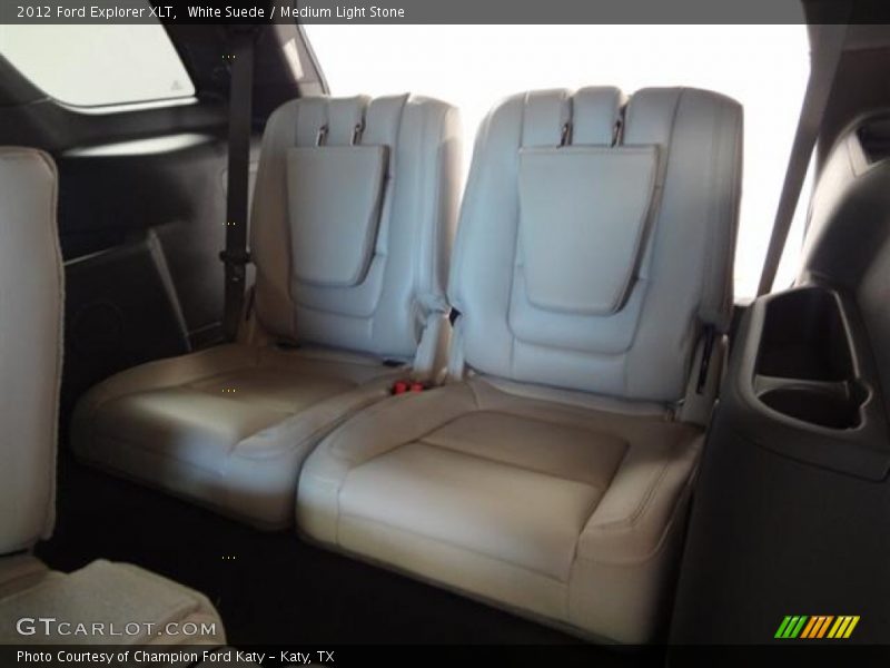 White Suede / Medium Light Stone 2012 Ford Explorer XLT