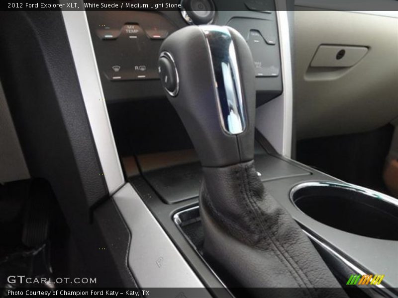 White Suede / Medium Light Stone 2012 Ford Explorer XLT