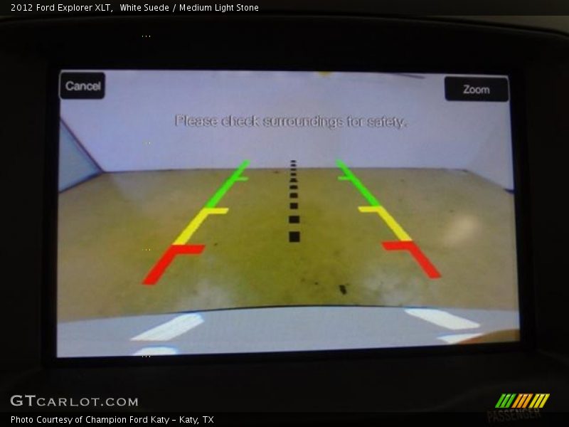 White Suede / Medium Light Stone 2012 Ford Explorer XLT