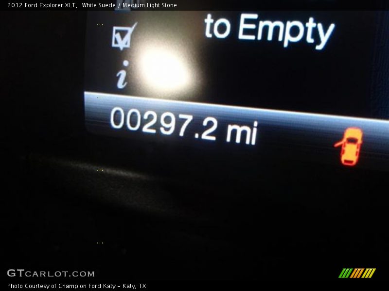 White Suede / Medium Light Stone 2012 Ford Explorer XLT