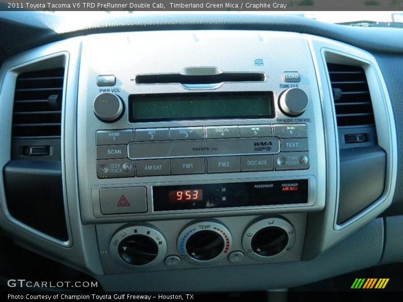 Timberland Green Mica / Graphite Gray 2011 Toyota Tacoma V6 TRD PreRunner Double Cab