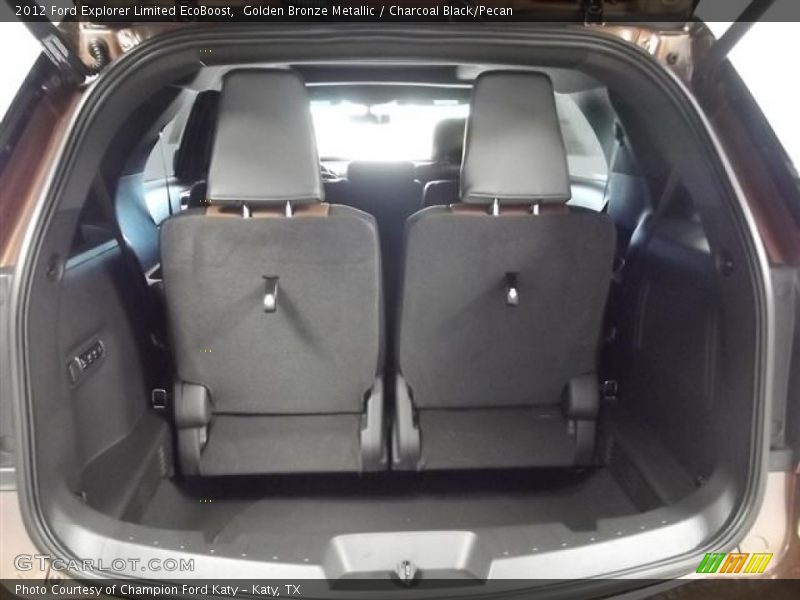 Golden Bronze Metallic / Charcoal Black/Pecan 2012 Ford Explorer Limited EcoBoost