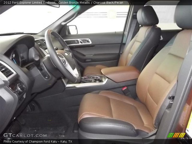  2012 Explorer Limited EcoBoost Charcoal Black/Pecan Interior