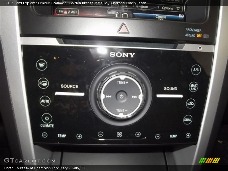 Controls of 2012 Explorer Limited EcoBoost