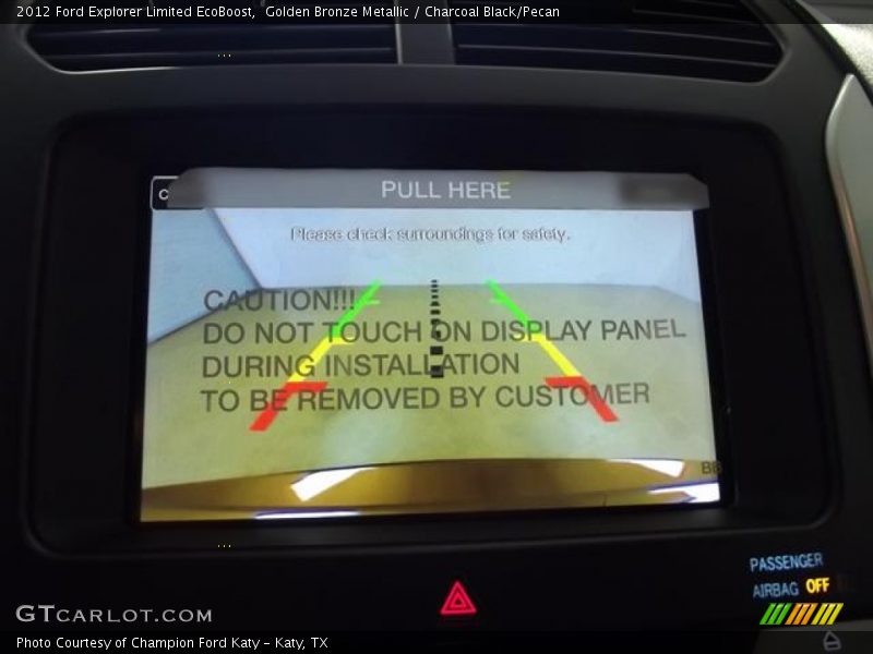 Golden Bronze Metallic / Charcoal Black/Pecan 2012 Ford Explorer Limited EcoBoost