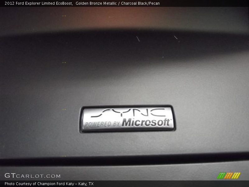 Golden Bronze Metallic / Charcoal Black/Pecan 2012 Ford Explorer Limited EcoBoost