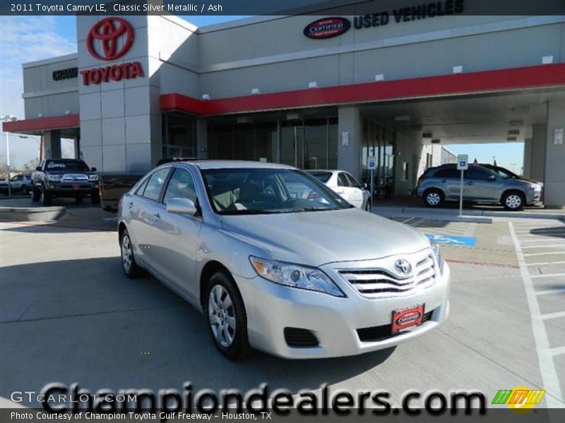 Classic Silver Metallic / Ash 2011 Toyota Camry LE