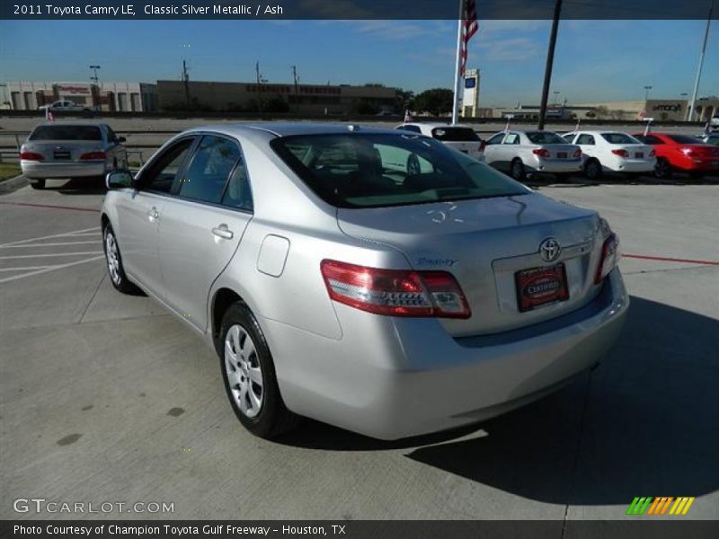 Classic Silver Metallic / Ash 2011 Toyota Camry LE