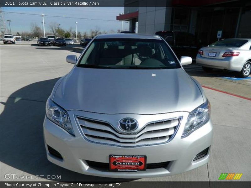 Classic Silver Metallic / Ash 2011 Toyota Camry LE