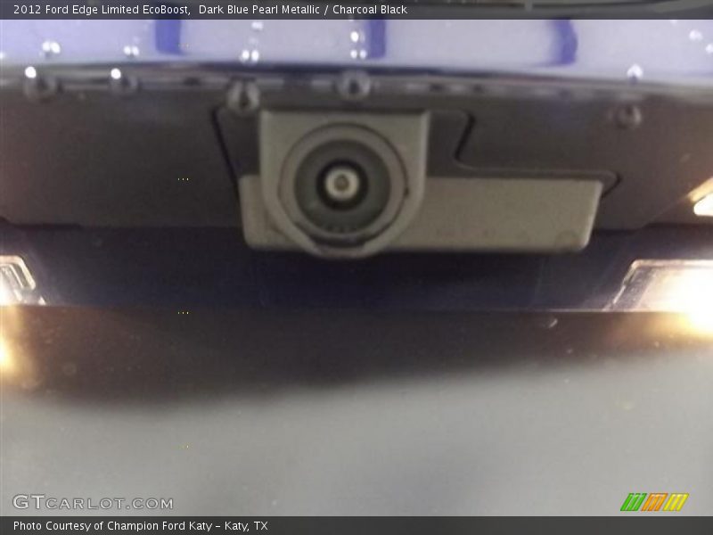 Dark Blue Pearl Metallic / Charcoal Black 2012 Ford Edge Limited EcoBoost