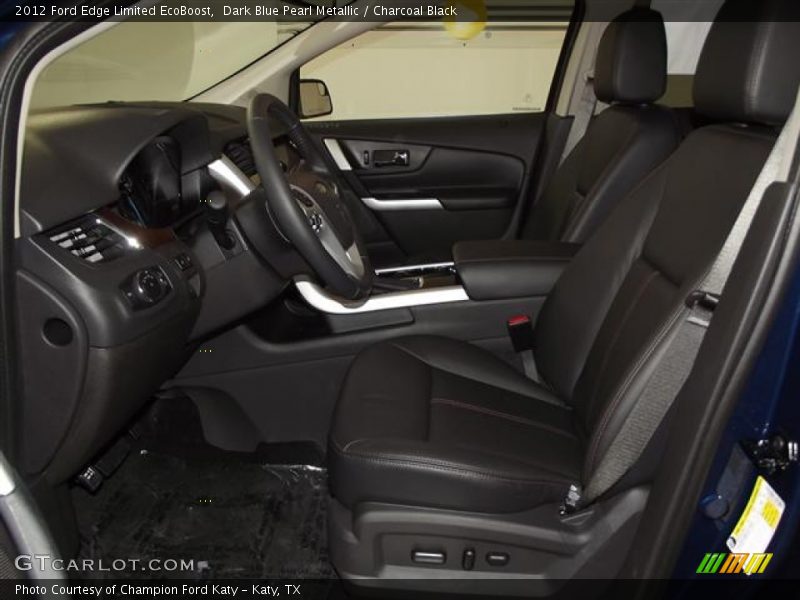 Dark Blue Pearl Metallic / Charcoal Black 2012 Ford Edge Limited EcoBoost