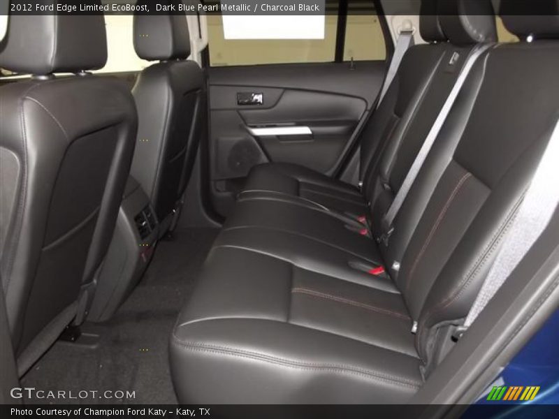 Dark Blue Pearl Metallic / Charcoal Black 2012 Ford Edge Limited EcoBoost