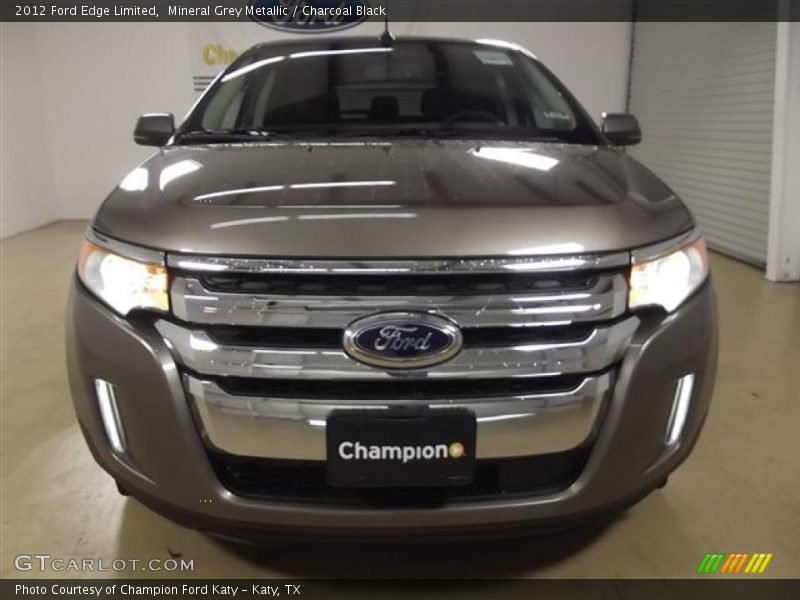 Mineral Grey Metallic / Charcoal Black 2012 Ford Edge Limited