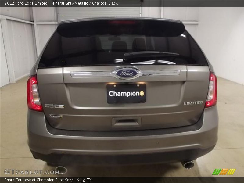 Mineral Grey Metallic / Charcoal Black 2012 Ford Edge Limited