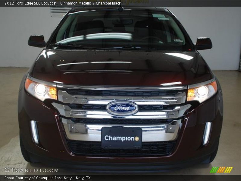 Cinnamon Metallic / Charcoal Black 2012 Ford Edge SEL EcoBoost