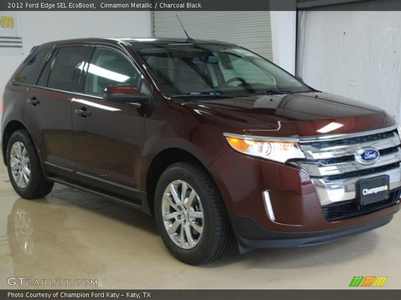 Cinnamon Metallic / Charcoal Black 2012 Ford Edge SEL EcoBoost