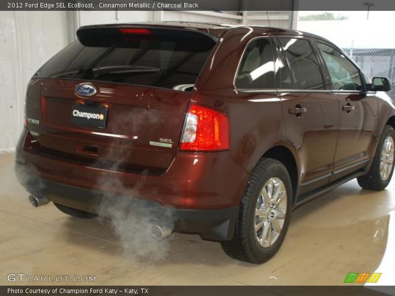 Cinnamon Metallic / Charcoal Black 2012 Ford Edge SEL EcoBoost