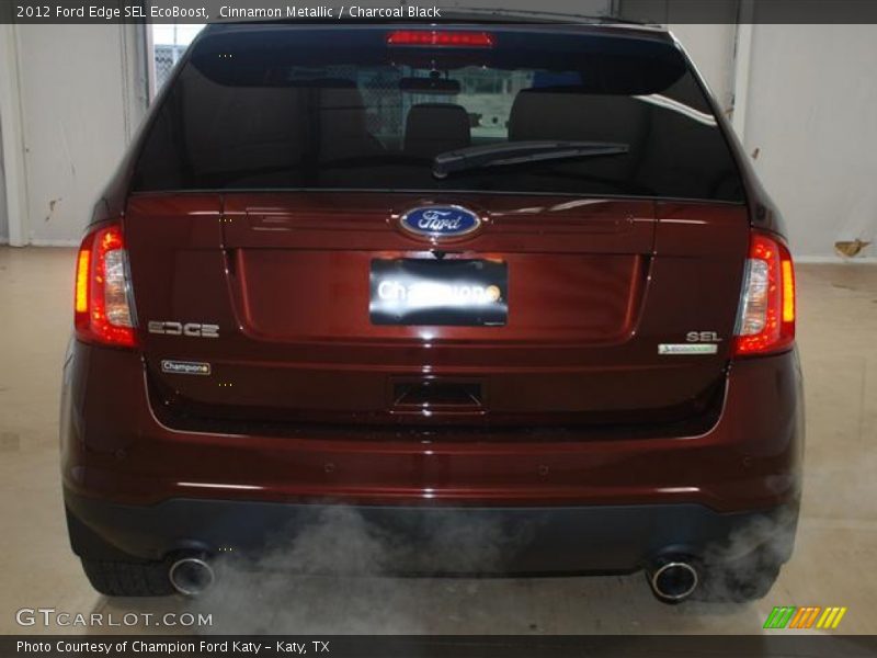 Cinnamon Metallic / Charcoal Black 2012 Ford Edge SEL EcoBoost