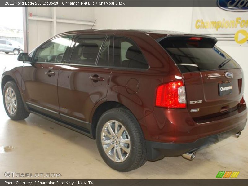 Cinnamon Metallic / Charcoal Black 2012 Ford Edge SEL EcoBoost