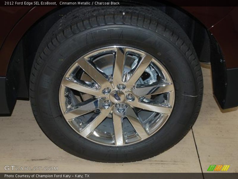 Cinnamon Metallic / Charcoal Black 2012 Ford Edge SEL EcoBoost