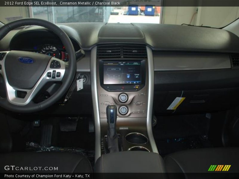 Cinnamon Metallic / Charcoal Black 2012 Ford Edge SEL EcoBoost