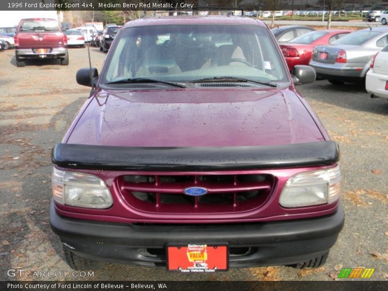 Medium Berry Red Metallic / Grey 1996 Ford Explorer Sport 4x4