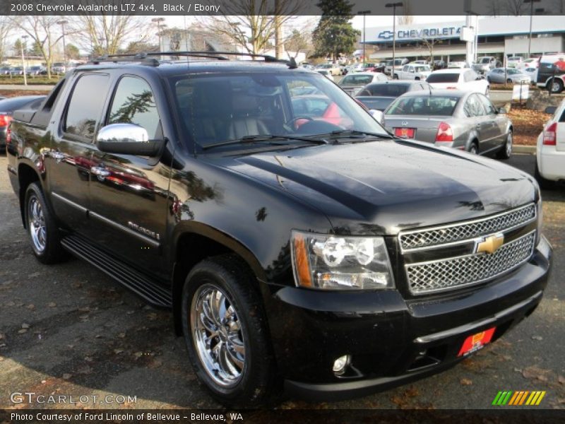 Black / Ebony 2008 Chevrolet Avalanche LTZ 4x4