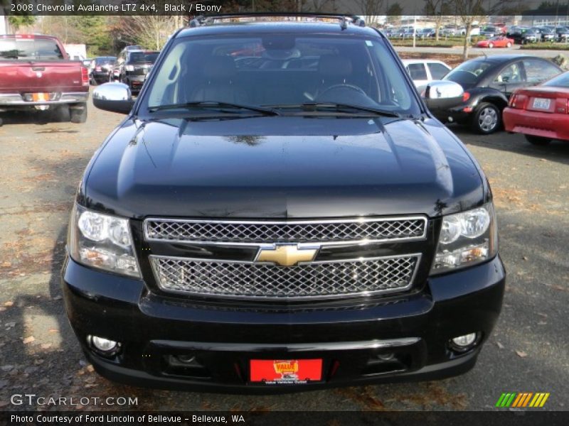 Black / Ebony 2008 Chevrolet Avalanche LTZ 4x4