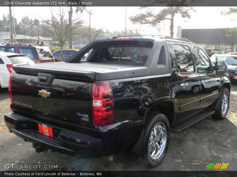 Black / Ebony 2008 Chevrolet Avalanche LTZ 4x4