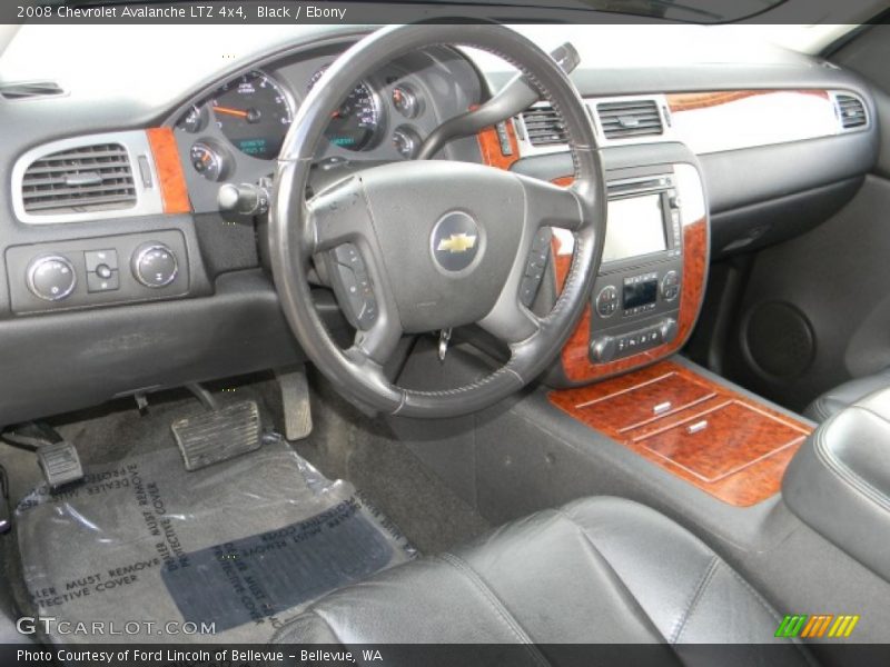 Black / Ebony 2008 Chevrolet Avalanche LTZ 4x4